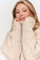 Beige Mottled Pullover
