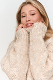 Beige Mottled Pullover