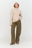 Beige Mottled Pullover