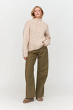 Beige Mottled Pullover