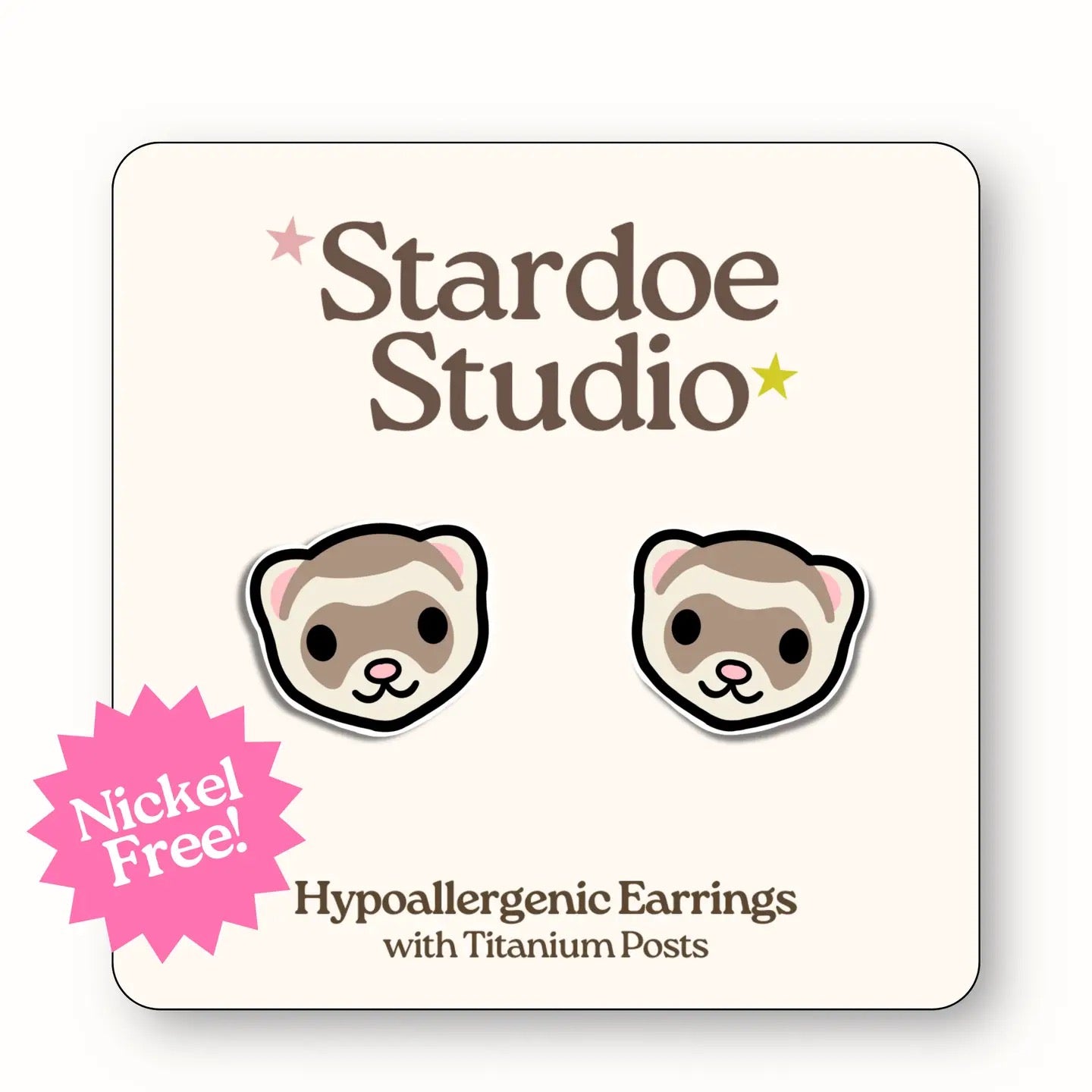 Ferret Earrings
