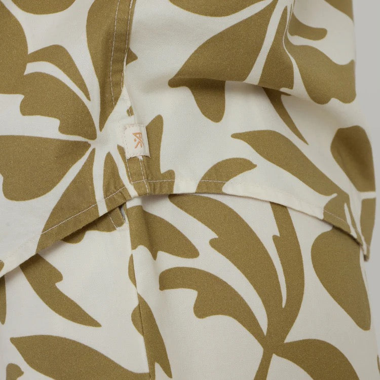 Costa Button Up Shirt - Dusty Olive