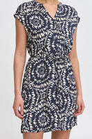 Aya Dress - Total Eclipse Ikat