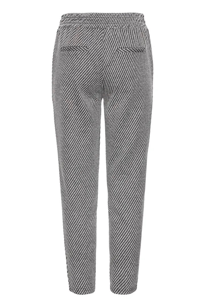 Kate Twillish Pant - Black/White