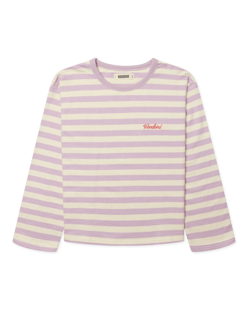 Joul Wide Sleeve Stripe Tee - White/Pink