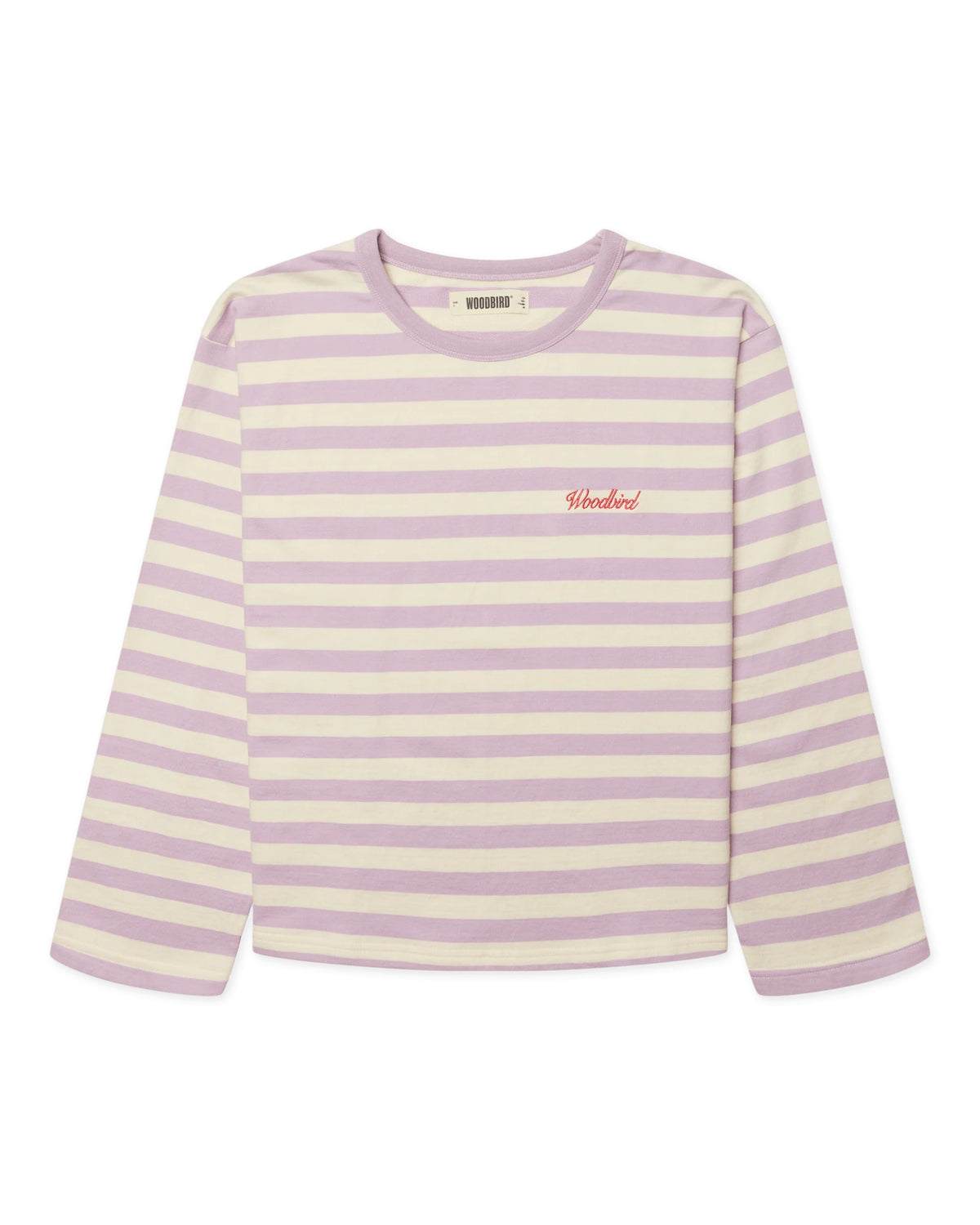 Joul Wide Sleeve Stripe Tee - White/Pink