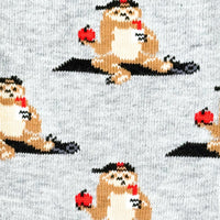 Sloth Working Out Mismatched Socks M