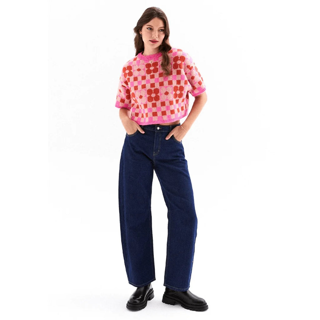 Janie Floral Jumper - Pink