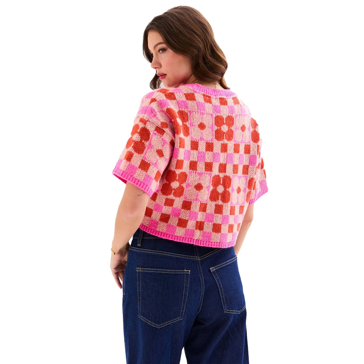Janie Floral Jumper - Pink
