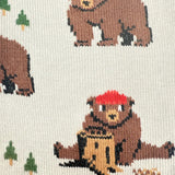 Bear In Hat & Trees Mismatched Socks