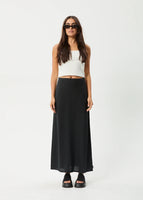 Lilo Hemp Maxi Skirt- Black