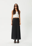 Lilo Hemp Maxi Skirt- Black