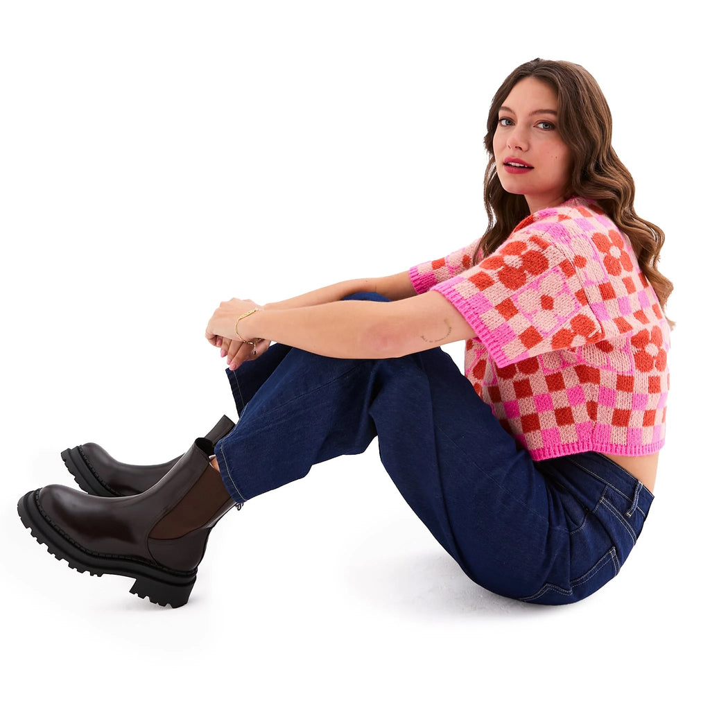 Janie Floral Jumper - Pink