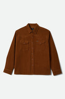New West Relaxed Overshirt - Washed Copper Corduroy