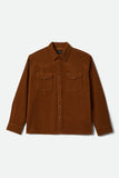 New West Relaxed Overshirt - Washed Copper Corduroy