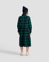 Lillooet Flannel Plaid Flared Shirt Dress