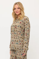 Colourful Chirpy Birds Hoodie