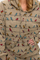 Colourful Chirpy Birds Hoodie