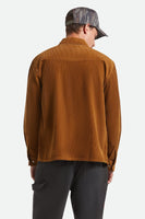 New West Relaxed Overshirt - Washed Copper Corduroy