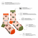 Vintage Phone Mismatched Socks