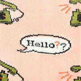 Vintage Phone Mismatched Socks