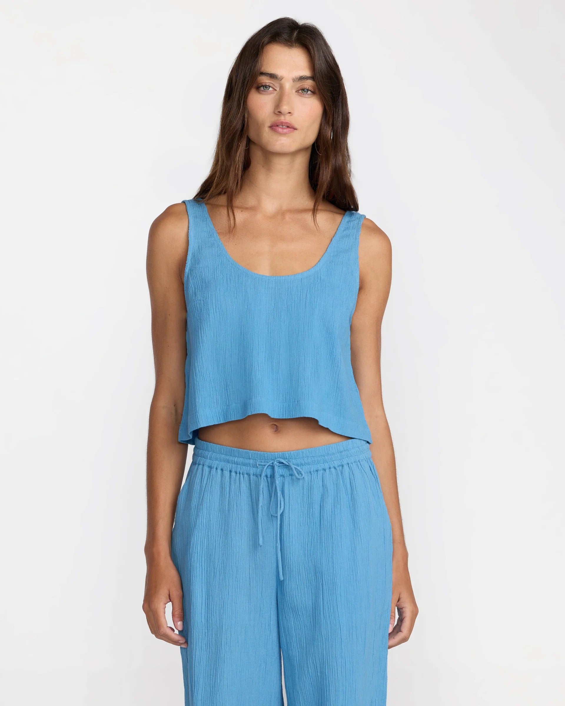 New Yume Tank - Chalk Blue