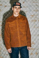 New West Relaxed Overshirt - Washed Copper Corduroy