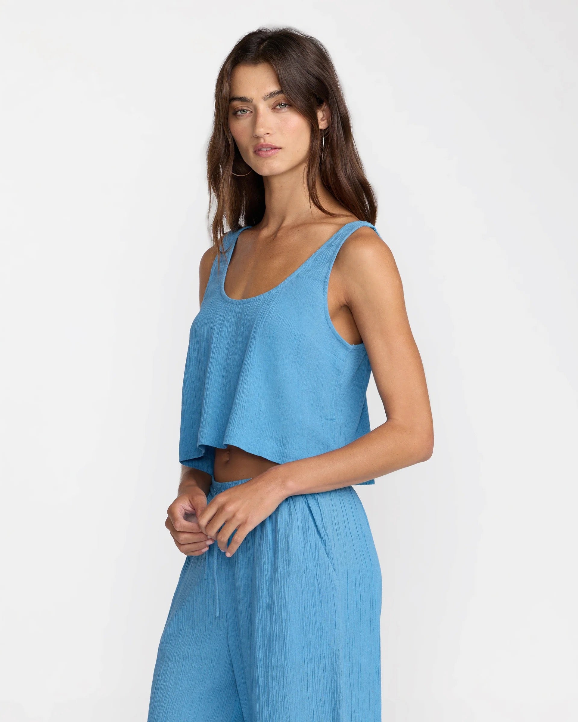New Yume Tank - Chalk Blue