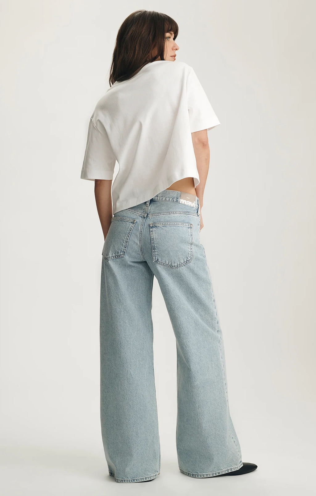 Sandy Wide Leg Jean - Bleached Classic Denim