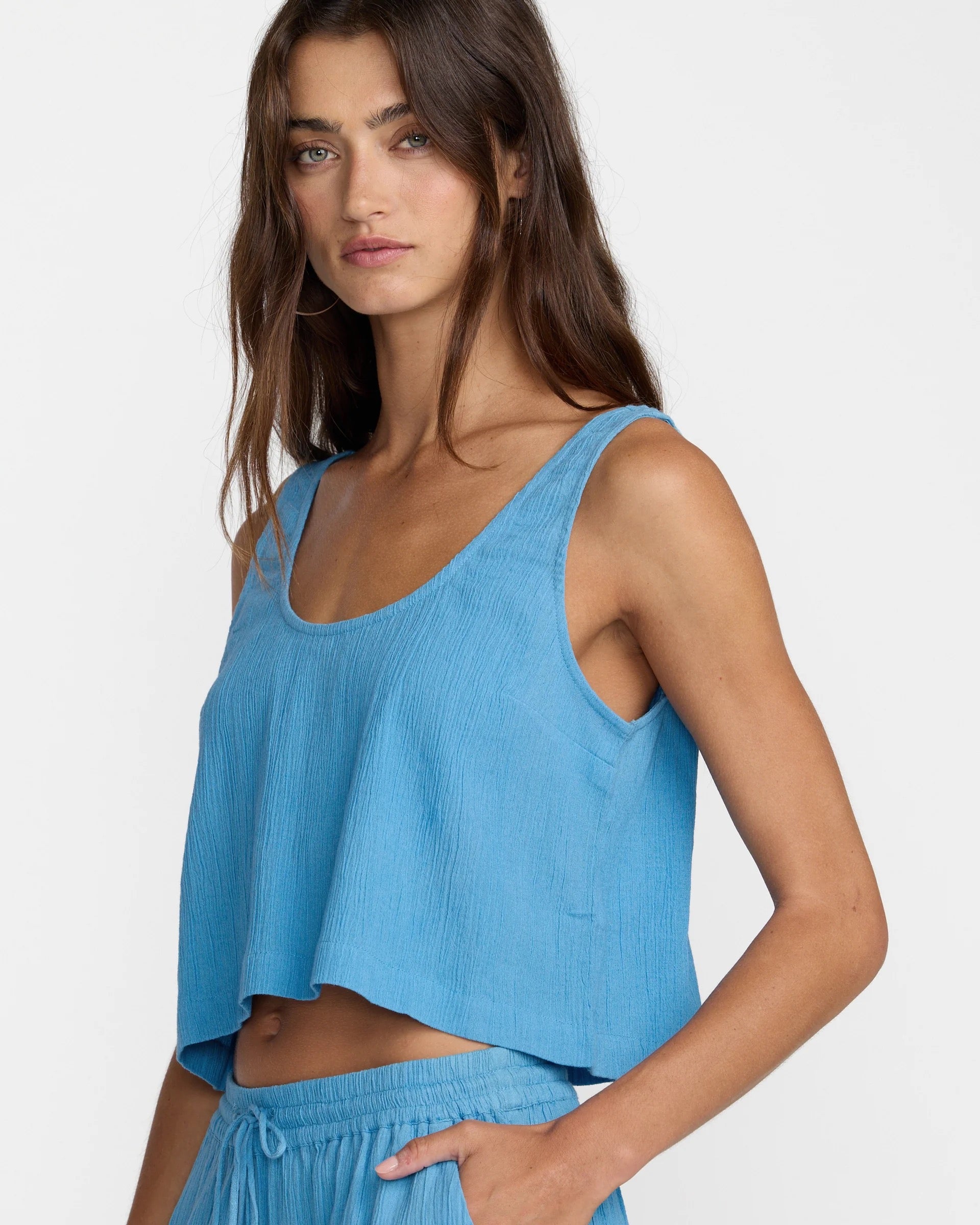 New Yume Tank - Chalk Blue