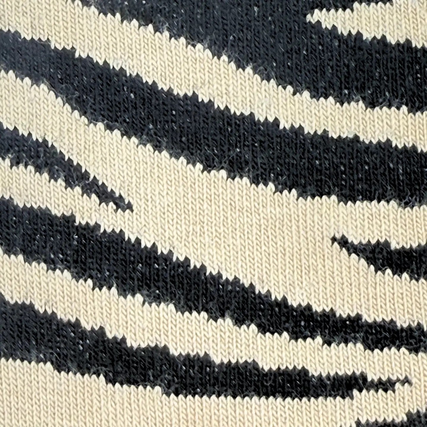 Zebra Print Mismatched Socks