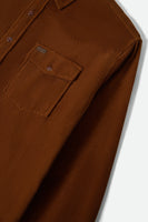New West Relaxed Overshirt - Washed Copper Corduroy