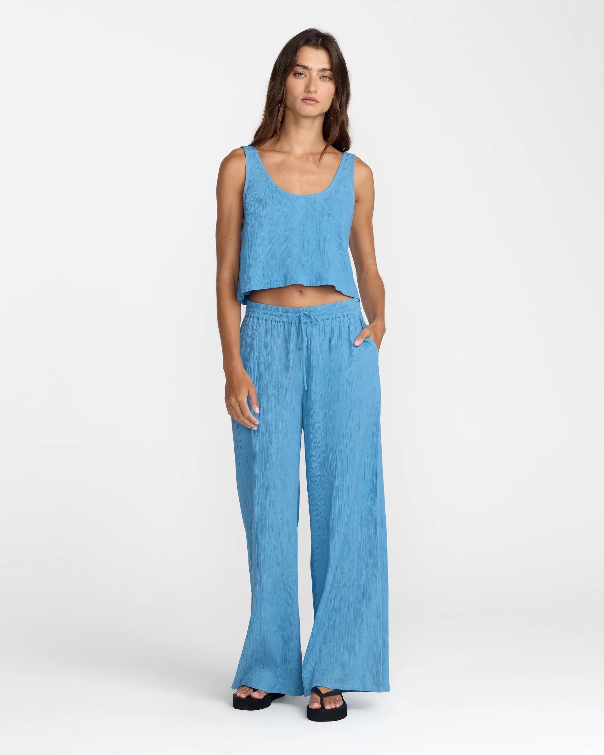 New Yume Tank - Chalk Blue
