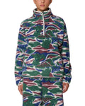 Pastures Mock Neck Pullover - Green Multi
