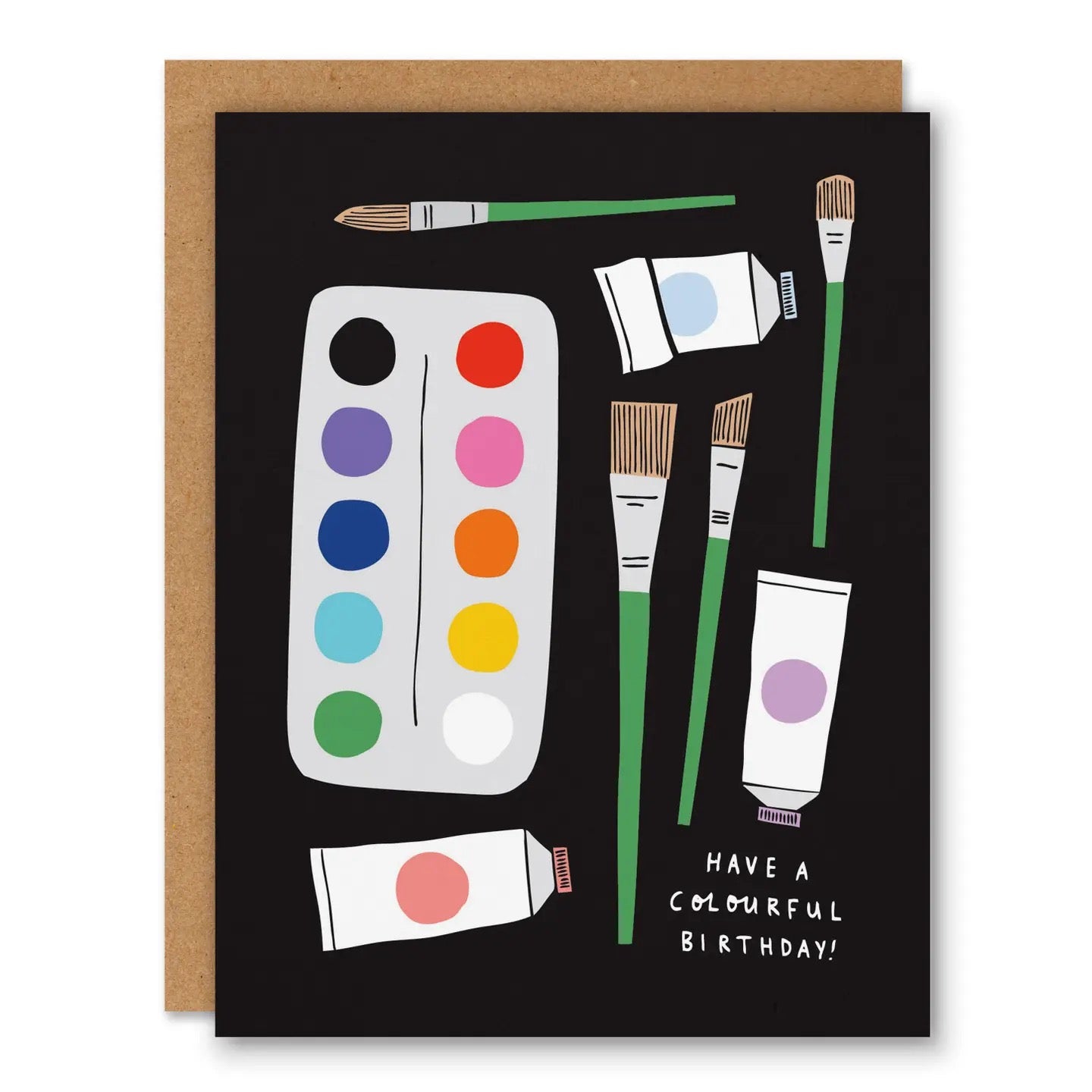 Colourful Birthday Greeting Card