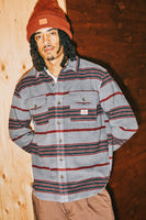 Altered Threads Overshirt - Multi Blanket Stripe