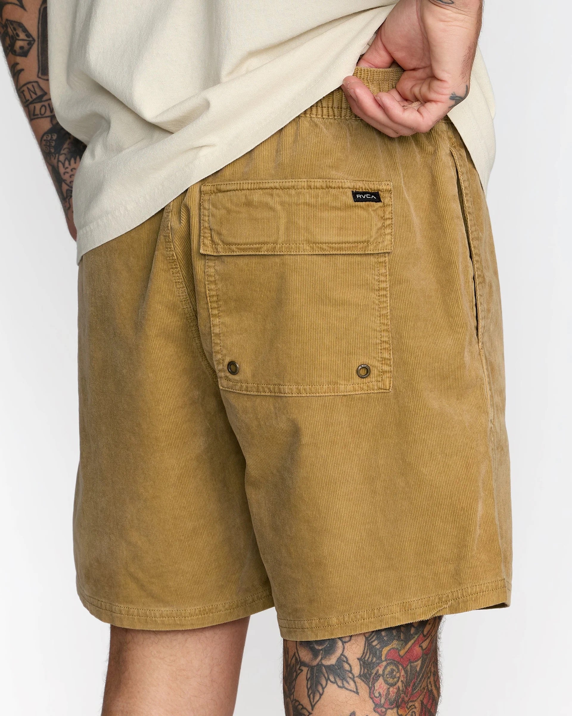 Escape Elastic Cord Short II - Ochre