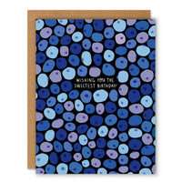 Blueberry Birthday Greeting Card