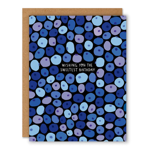 Blueberry Birthday Greeting Card