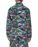 Pastures Mock Neck Pullover - Green Multi