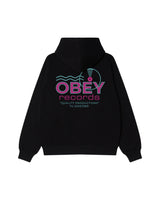 Obey Records Sound Waves French Terry Hood