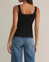 Danya Rib Tank - Black