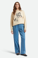 Brixton Ranching Club Crew Sweater - Whitecap
