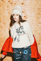 Brixton Ranching Club Crew Sweater - Whitecap
