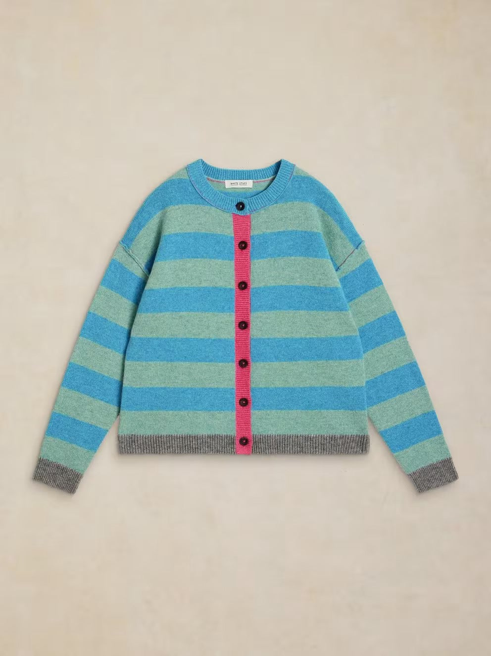 Sansa Stripe Cardigan - Blue Multi