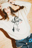 Brixton Ranching Club Crew Sweater - Whitecap