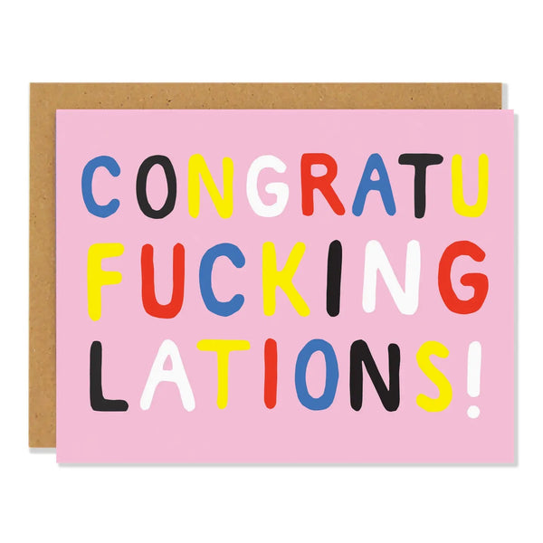 Effing Congratulations Greeting Card