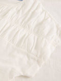 Rachel Ruched Tee - Natural White
