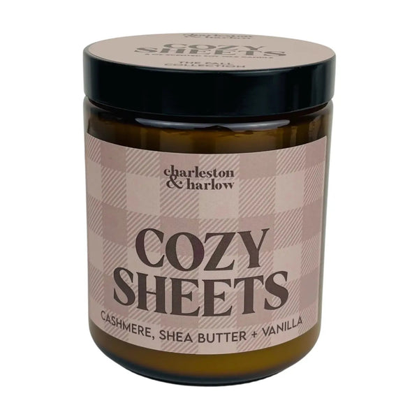 Cozy Sheets - Cashmere, Shea + Vanilla Soy Candle