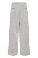 Kate Jacquard Pant 9  - Sharkskin Herringbone